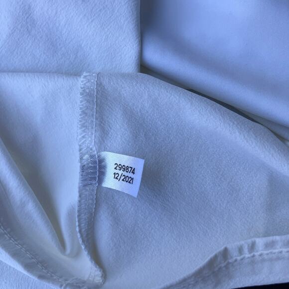 Outdoor Voices Dress Sz M White Racerback Lined Skort Exercise Athletic Tennis - Picture 11 of 11